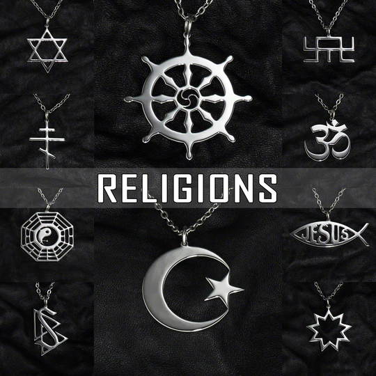 Stainless Steel Jewelry with Viking Symbols